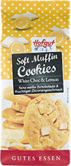 Thumbnail Soft Muffin Cookies White Choc & Lemon
